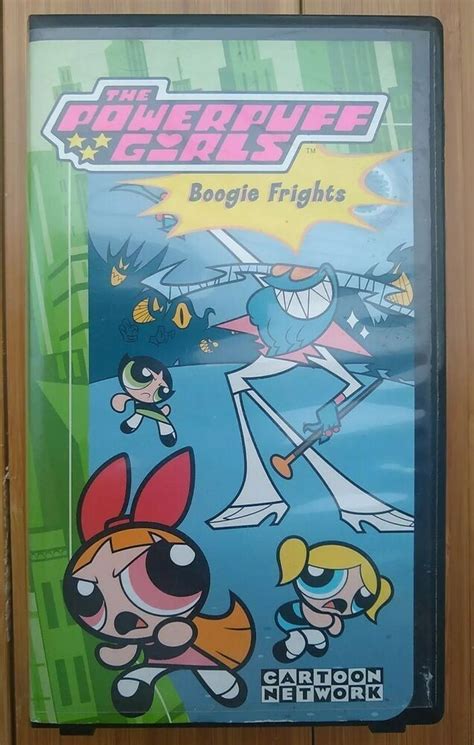 The Powerpuff Girls - Boogie Frights (VHS, 2001, Black Clamshell Case ...