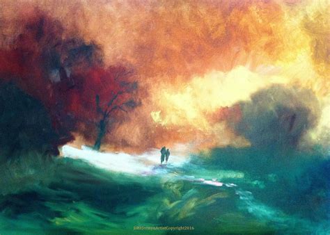 'The Path Back'. Oil on canvas. 30'' x 20'' inches. Painted using the Tonalism method of ...