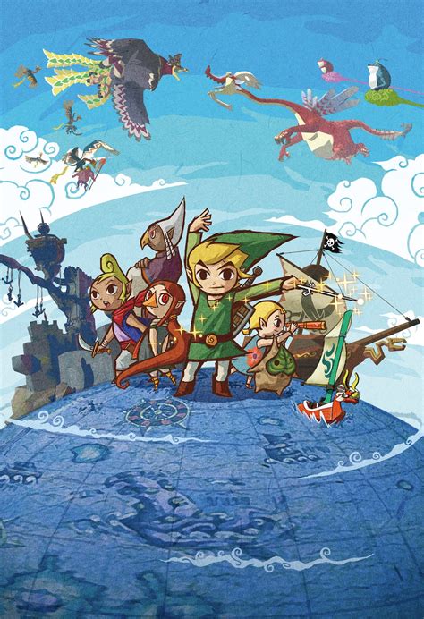 The Legend of Zelda: the Wind Waker Key Art Poster 13x19 - Etsy