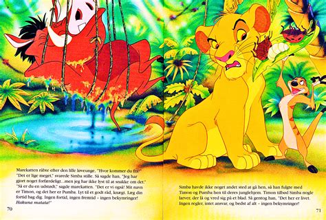 Walt Disney Book Scans – The Lion King: The Story of Simba (Danish Version) - Walt Disney ...