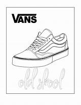 Coloring Pages Of Vans Shoes sketch template