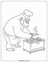 100  Gorilla coloring Pages Free PDF To Print Woo Coloring sketch template