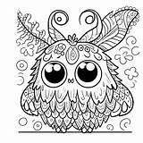 A Very Cute Monster coloring Page  Download Print Or Color Online For sketch template