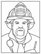 Free Printable Firefighter Coloring Pages sketch template