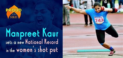 Manpreet Kaur sets a new National Record in the women's Shot Put! - International Non-Profit ...