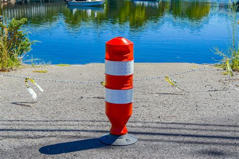 Temporary Removable Plastic Bollard System - The Bumper Bollard