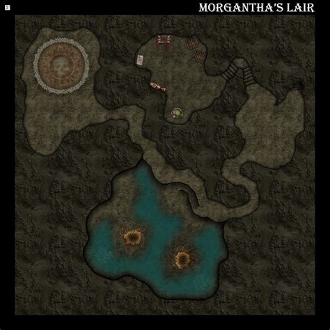 Morgantha's (The Hag) Lair : r/dndmaps