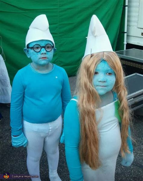 DIY Smurfs Costumes for Kids | Clever halloween, Clever halloween ...