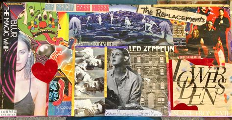 Music collage art | Music collage, Collage art, Zeppelin