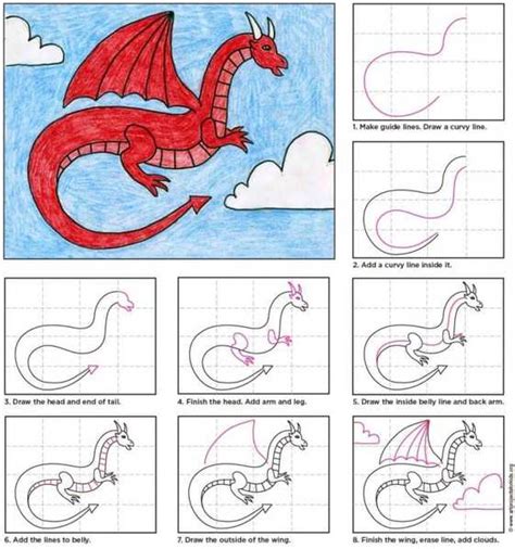 Dessin Dragon : Tutoriels Faciles | Le Clan du Dragon