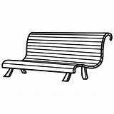 BENCH COLORING PAGES sketch template