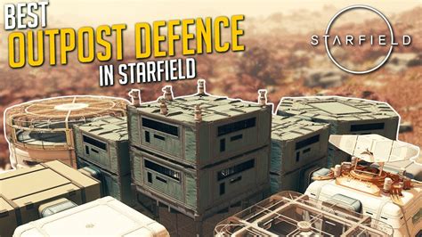 Build The Best Outpost Defence In Starfield - YouTube