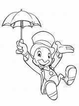 Jiminy Cricket Coloring Page  Funny Pages sketch template