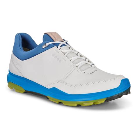 ECCO BIOM Hybrid 3 GTX Men's Golf Shoe - White/Blue | PGA TOUR Superstore