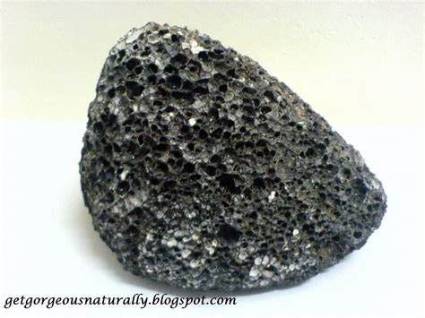 Get Gorgeous Naturally: Body exfoliation using a pumice stone