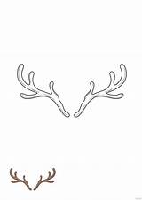 Free Deer Head Coloring Page  PDF Templatenet sketch template