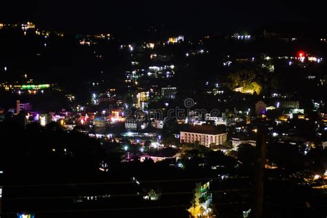 View of the City of Kandy in the Illumination. Stock Image - Image of christmas, lanka: 126872795