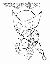 Wolverine Printable Coloring Page  Free Pages sketch template
