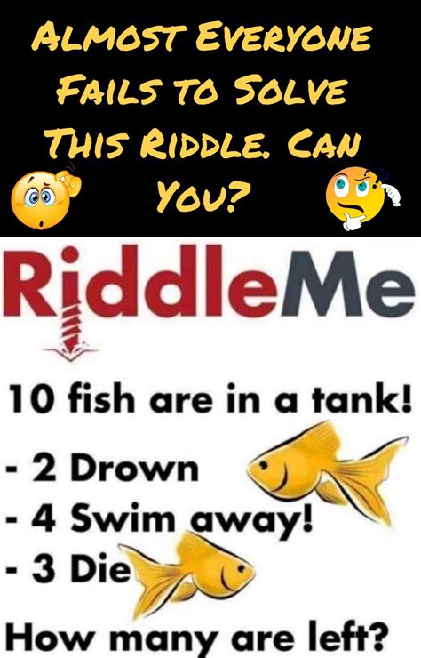 Almost Everyone Fails to Solve This Riddle. Can You? | Riddles to solve, Riddles, Solving