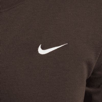 Nike Sportswear Essentials Women's Ribbed Short-Sleeve Mod Cropped Top. Nike.com