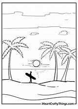Sunset Coloring Pages 25 Free Printables sketch template