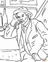 Paul Cezanne Coloring Pages For Kids sketch template