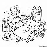 Sleepover Fun Activities Coloring Page  Pagescom sketch template