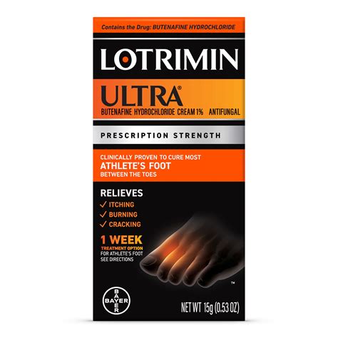 Lotrimin Ultra 1 Week Athlete's Foot Treatment, .53 OZ Ingredients - CVS Pharmacy