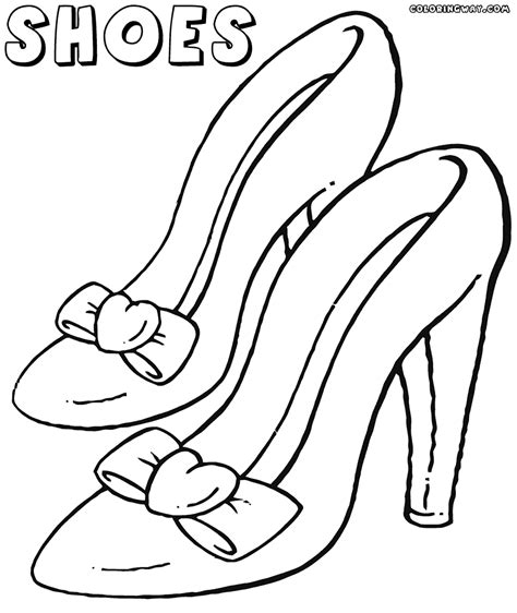 Shoes coloring pages | Coloring pages to download and print