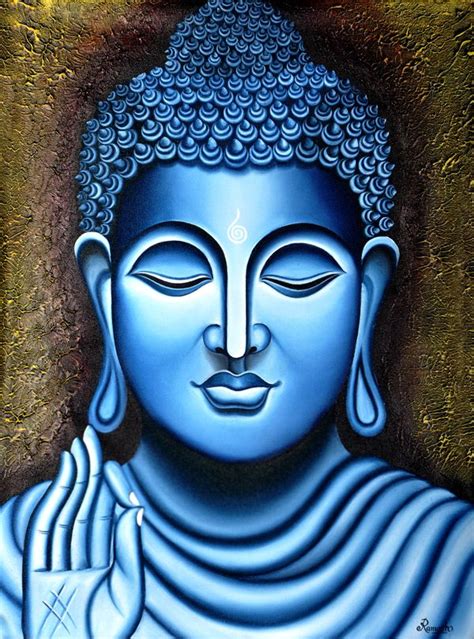 Bhasker singha painting | Buddha art painting, Buddha art drawing ...