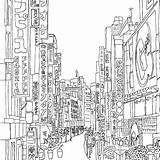 Cities Coloring Pages  Home sketch template