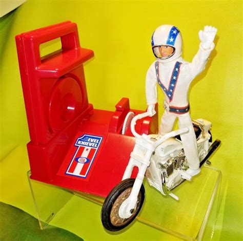 1973 IDEAL Evel Knievel Stunt Cycle Vintage Energizer and Action Figure #IDEAL | Evel knievel ...