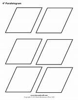 Parallelogram Printable Coloring Pages sketch template