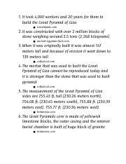 It took 4 000 workers and 20 years for them to build the Great Pyramid ...