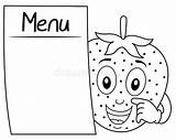 Kids Menu Coloring Page Pages sketch template