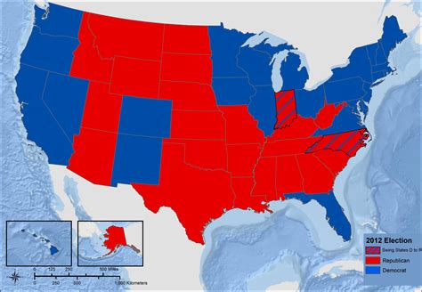 N America: Political Geography II – The Electoral College & Swing States – The Western World ...