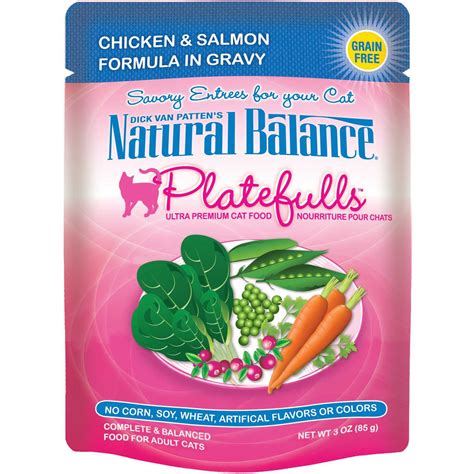 Natural Balance Platefulls Chicken & Salmon Formula in Gravy Adult Wet ...