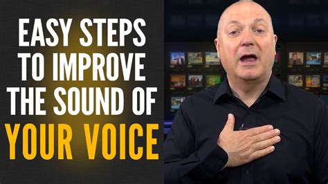 Voice Training Exercise | Easy steps to improve the sound of your voice - YouTube