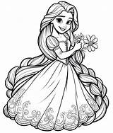 Tangled coloring Pages  ColoringLib sketch template