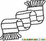 Scarves Printable Coloring Pages sketch template