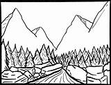 The Water In Valley Coloring Sheets  Home sketch template