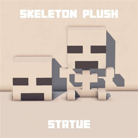 Skeleton Head and Sitting Statue Minecraft Map