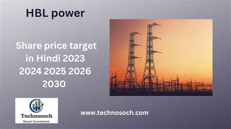 HBL power share price target 2023, 2024, 2025, 2026 and 2030 - Technosoch.com