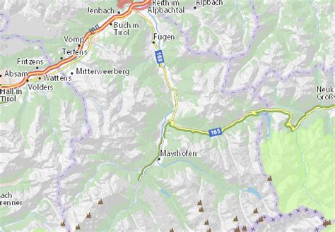 MICHELIN Zell am Ziller map - ViaMichelin