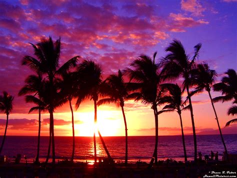 Sunset at Maui Hawaii Wallpaper