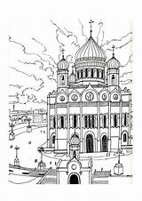 Moscow coloring Pages To Download And Print For Free sketch template