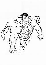 Superman Color Pages Printable sketch template