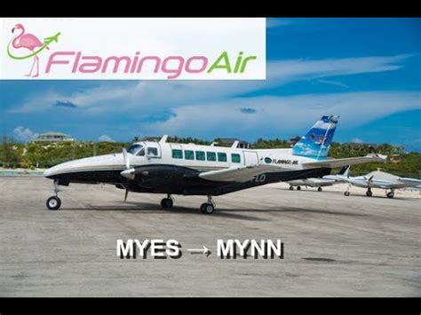 Flamingo Air | Beech 99 | Staniel Cay → Nassau Bahamas - YouTube