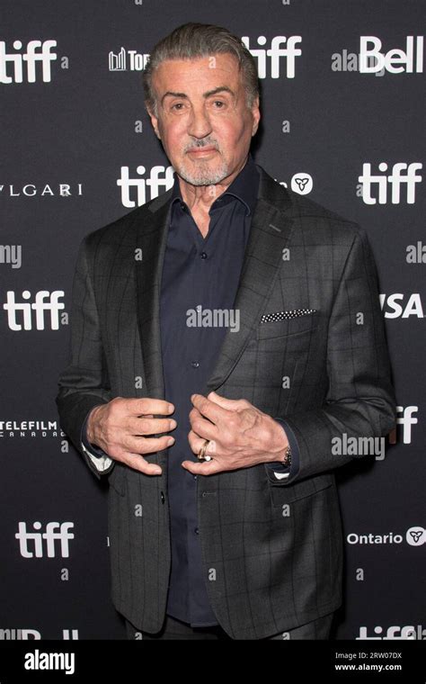 Toronto, Canada. 15th Sep, 2023. Sylvester Stallone attends the "In ...