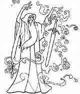 Merlin Coloring Pages At GetColoringscom  Free Printable Colorings sketch template